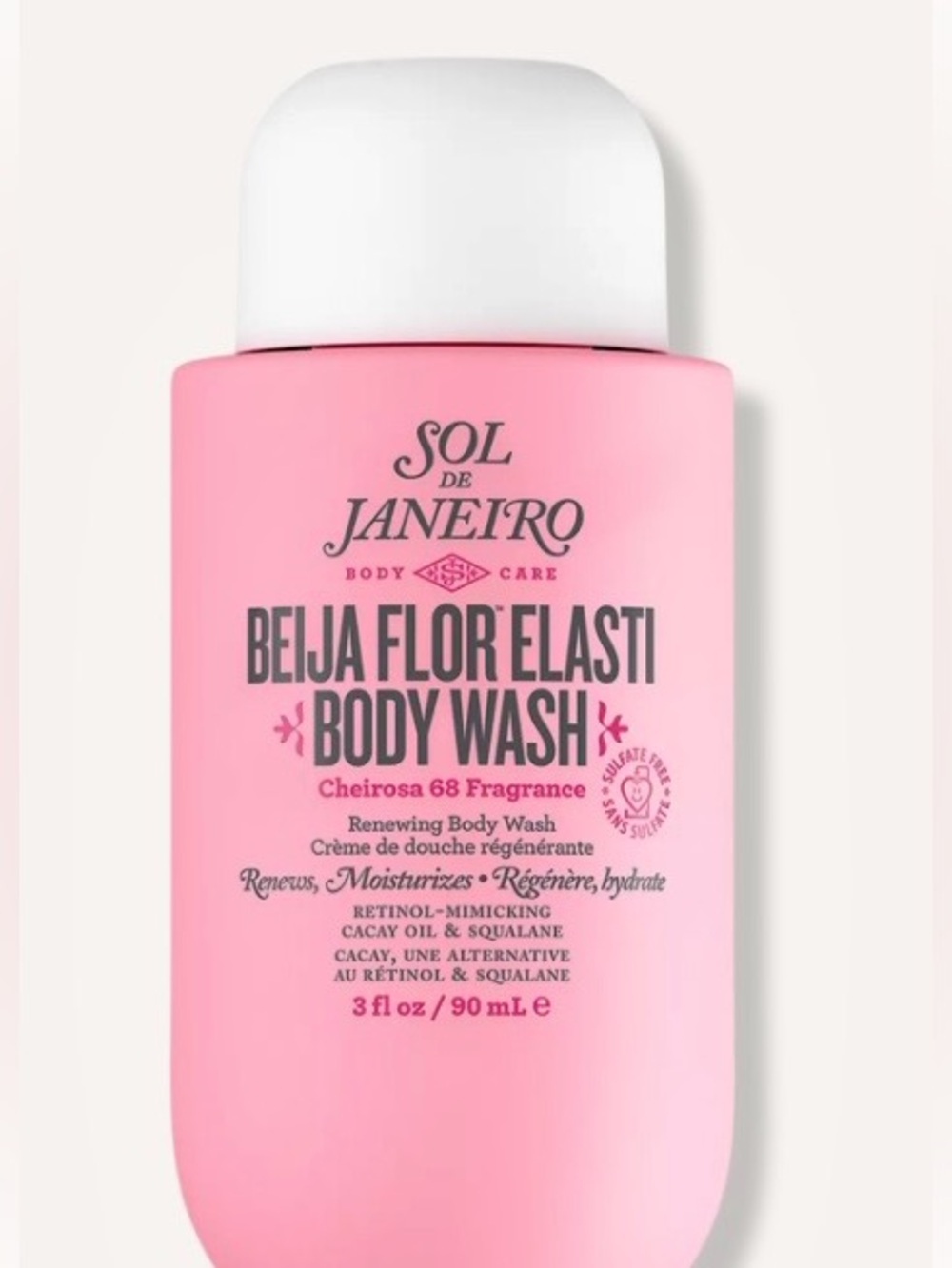 Sol de Janeiro Pink Beija Flor Elasti Renewing Body Wash